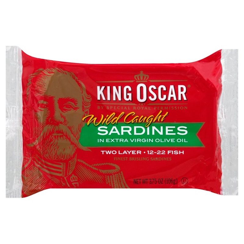 King Oscar Sardines in Olive Oil (3.75 oz) from HEB Instacart