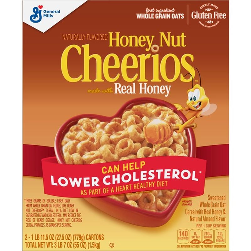 Cheerios Cereal, Honey Nut (27.5 oz) from Costco - Instacart