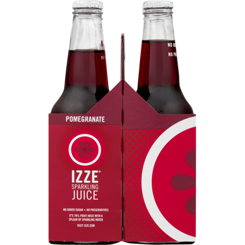 Izze Pomegranate Flavored Beverage (12 fl oz) Instacart