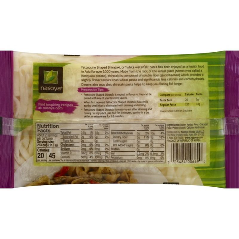 Nasoya Shirataki, Fettuccine Shaped (8 oz) from Safeway Instacart