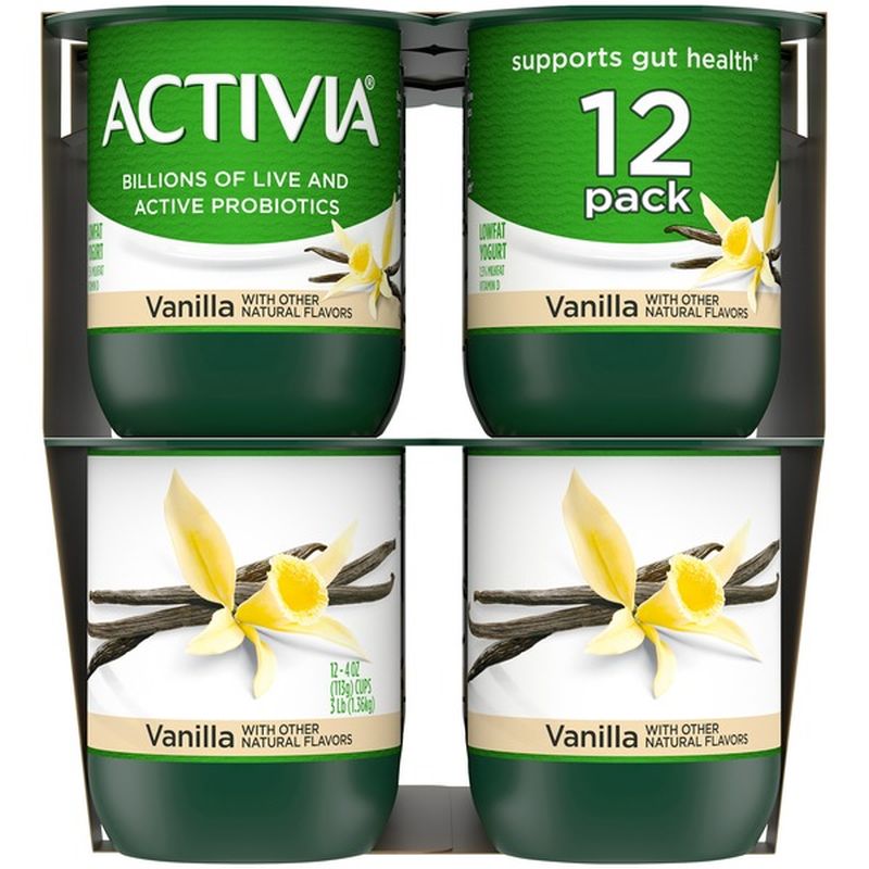 Activia Lowfat Probiotic Vanilla Yogurt (4 oz) from Safeway Instacart
