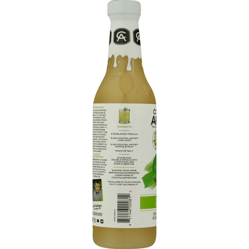 Cocktail Artist Juice, Lime, Premium (12.6 fl oz) Instacart