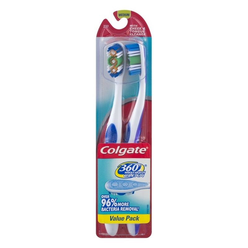 Colgate Toothbrushes, Medium, Value Pack (2 each) from Food Lion ...