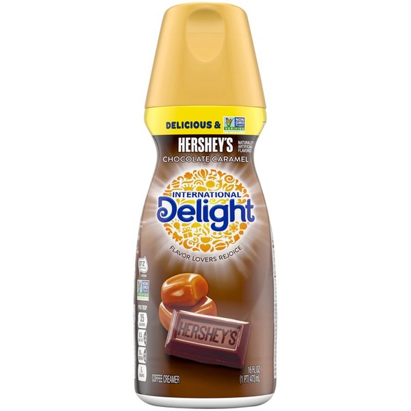 International Delight Hershey's Chocolate Caramel Coffee Creamer (16 fl ...