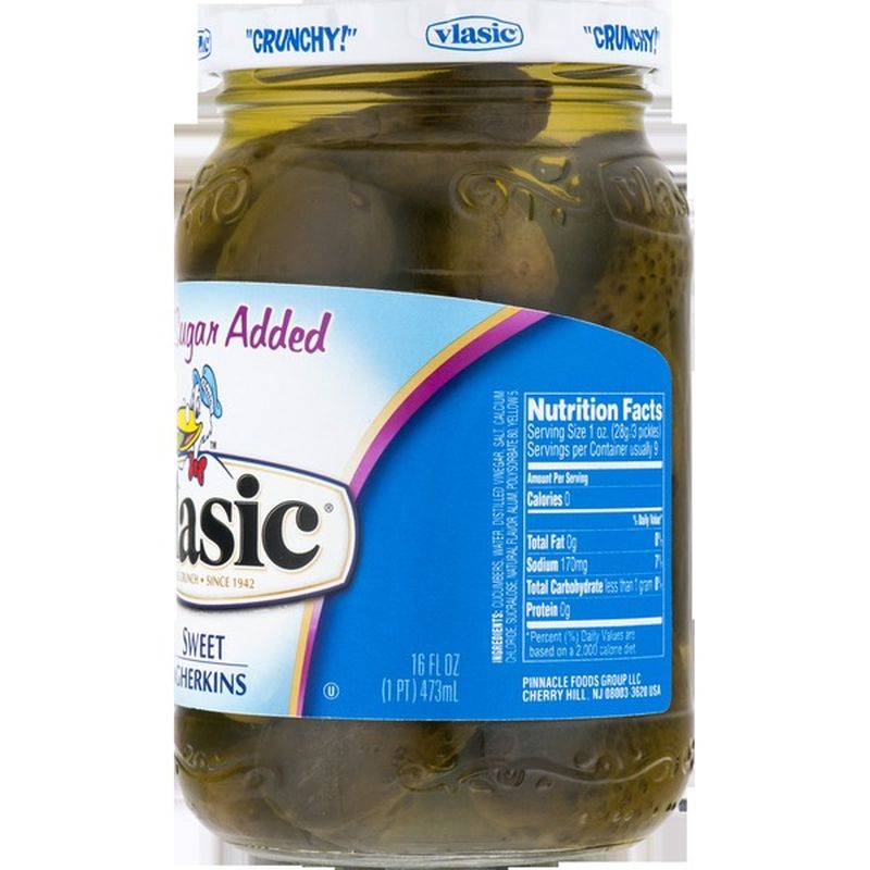 Vlasic Sweet Gherkins, No Sugar Added (16 oz) Instacart