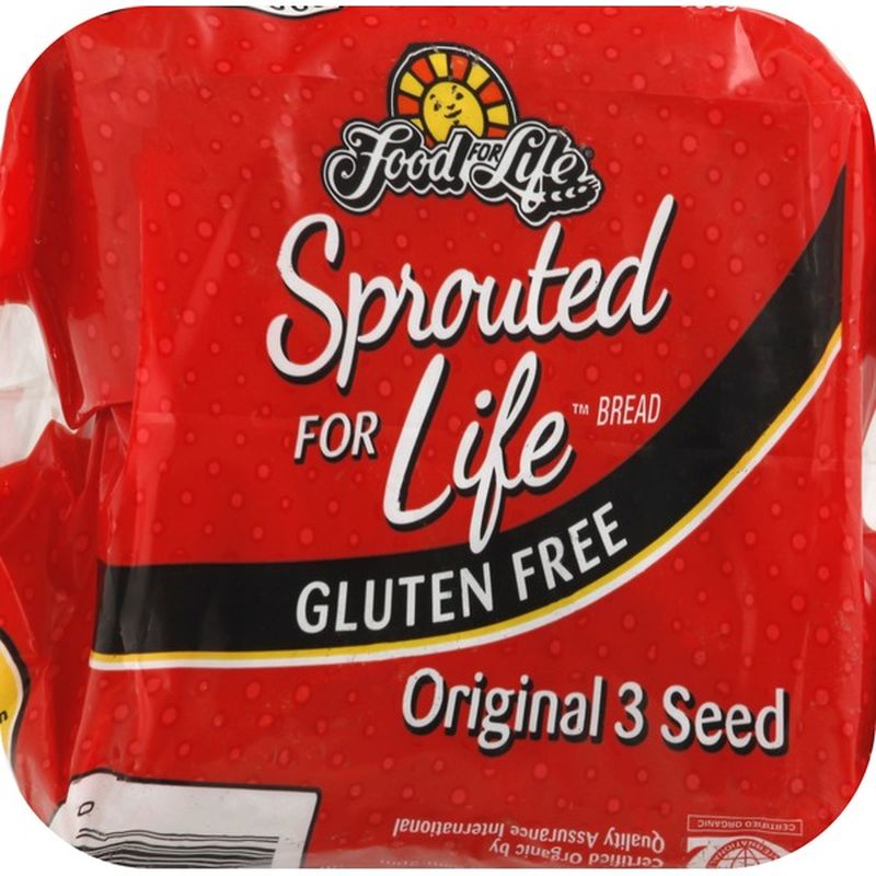 Food for Life Bread, Gluten Free, Original 3 Seed (24 oz ...