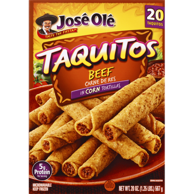 Jose Ole Taquitos, Beef (1 oz) Instacart