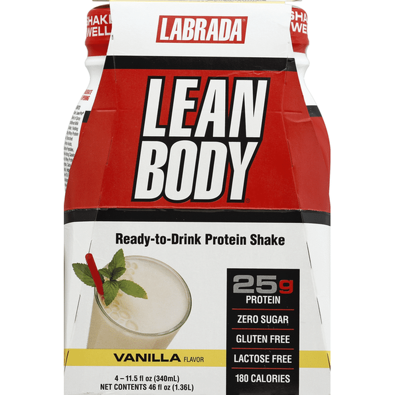 Lean Body Protein Shake, ReadytoDrink, Vanilla Flavor (4 each