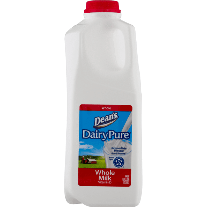 Dean's Dairy Vitamin D Whole Milk (0.5 gal) - Instacart