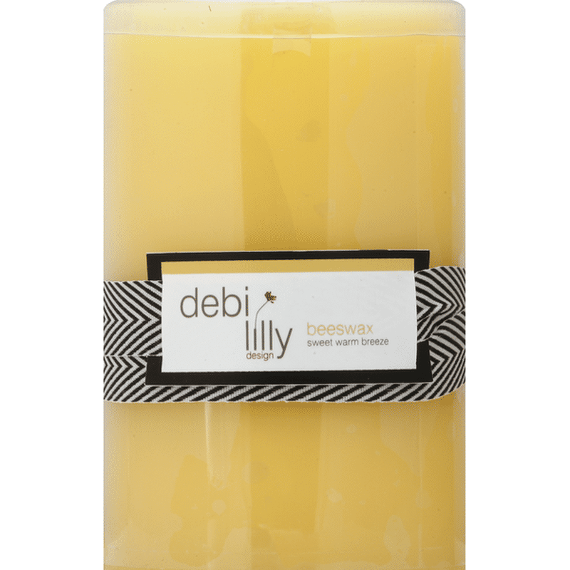 Debi Lilly Candle, Beeswax, Sweet Warm Breeze (1 each) Delivery or