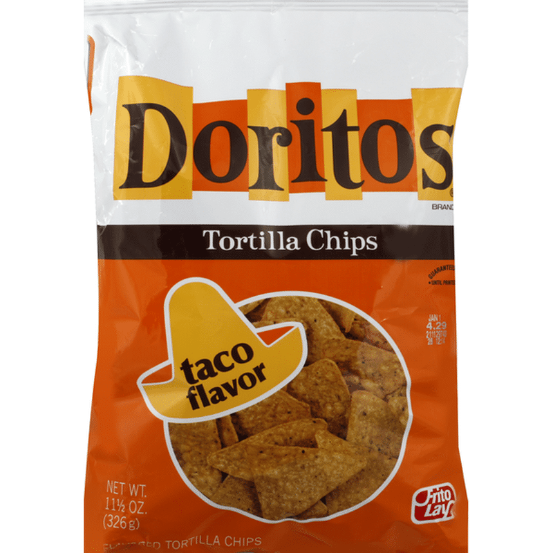 Doritos Tortilla Chips, Taco Flavor (11.5 oz) Instacart