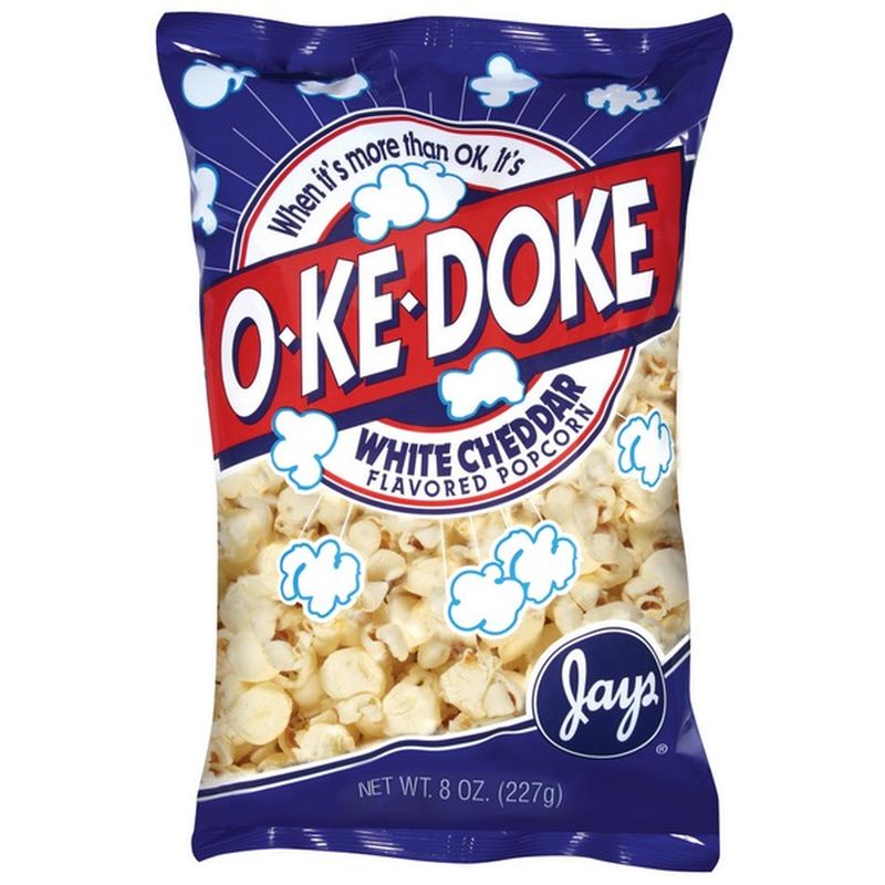 O Ke Doke White Cheddar Flavored Popcorn (8 oz) Instacart
