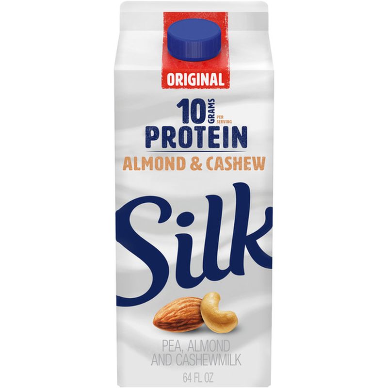 Silk Protein Original Pea, Almond & Cashew Milk (0.5 gal) Instacart