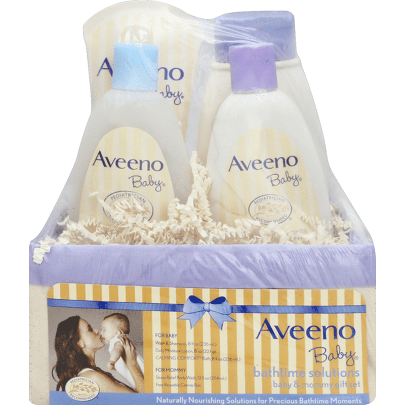 aveeno baby daily bathtime solutions gift set