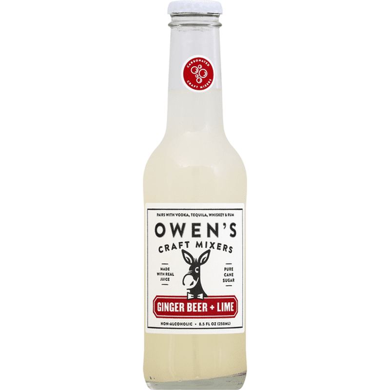 Owens Mixers, Ginger Beer + Lime (fl oz) Instacart