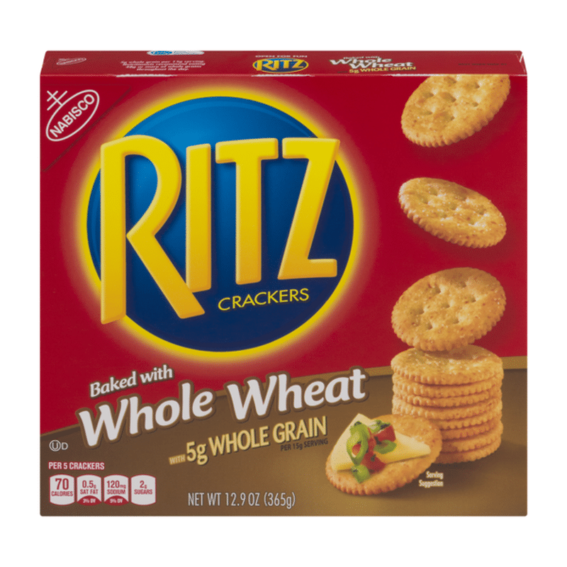Ritz Whole Wheat Classic Crackers (12.9 oz) from Stop & Shop Instacart