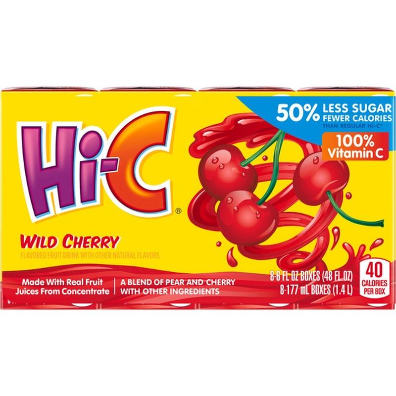 HiC Wild Cherry Cartons (6 oz) Instacart