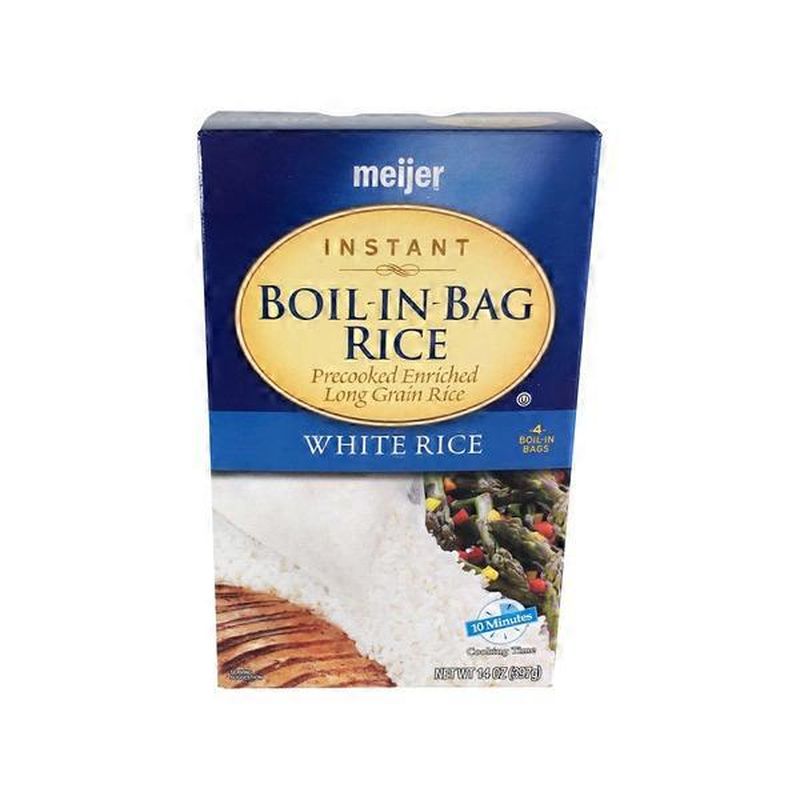 Meijer BOILINBAG Precooked Enriched Long Grain INSTANT WHITE RICE (14