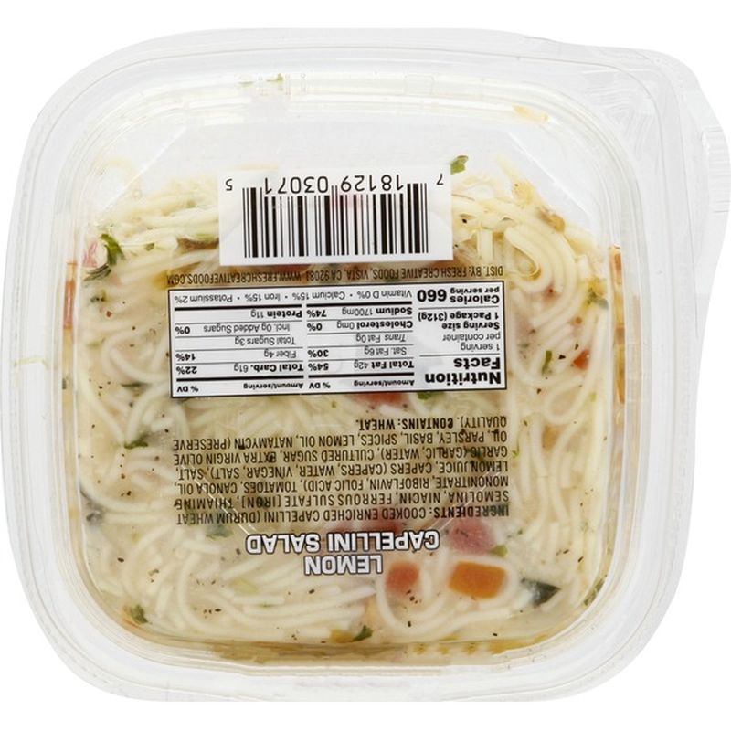 Albertsons Lemon Capellini Salad Recipe