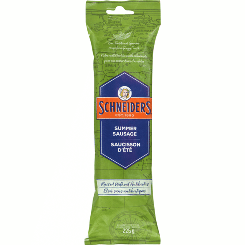 Schneider's Summer Sausage Chub (225 g) Instacart