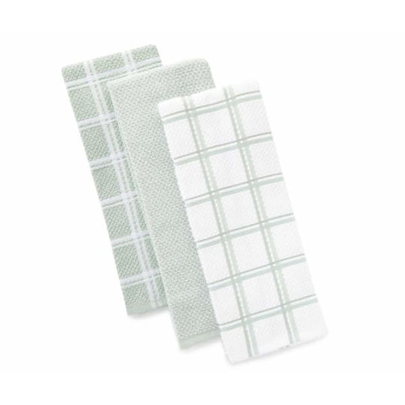 Master Cuisine Green Checker & Speckle Kitchen Towels (3 ct) - Instacart