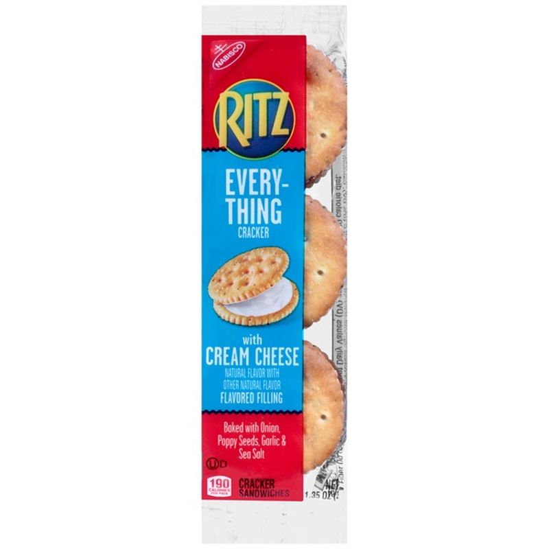 Ritz Everything Cracker Sandwiches With Cream Cheese Filling (1.35 oz