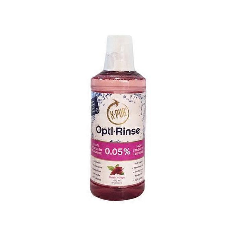 X-Pur Opti-Rinse 0.05% High Strength Sodium Fluoride Oral Rinse (473 ml) - Instacart