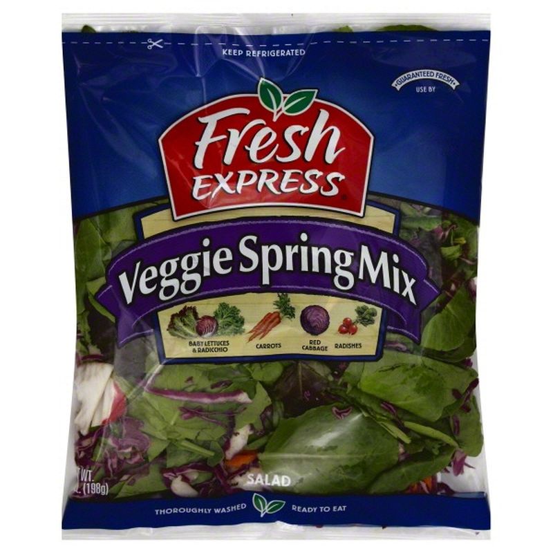 Fresh Express Salad, Veggie Spring Mix (7 oz bag) Instacart