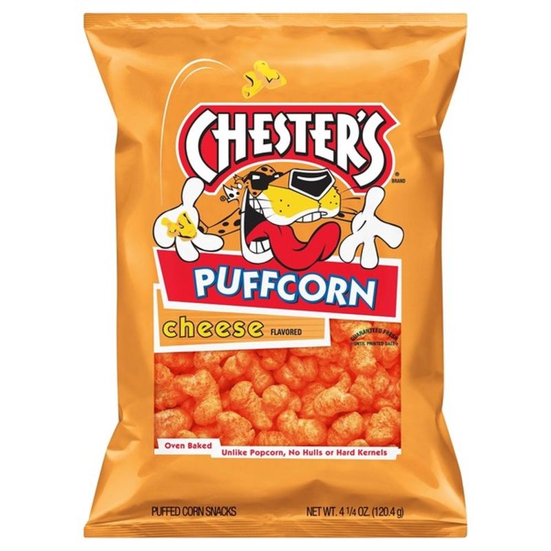 Chester'S Puffcorn Cheese Puffed Corn Snacks (4 oz) from Publix Instacart
