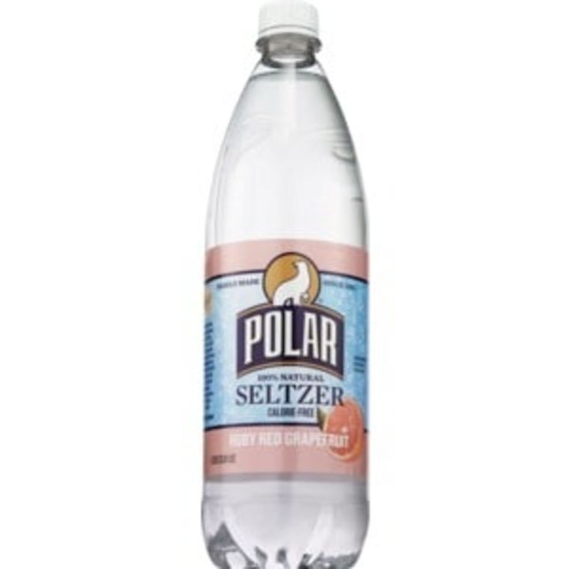 Polar Seltzer, 100 Natural, Ruby Red Grapefruit (1 L) Instacart