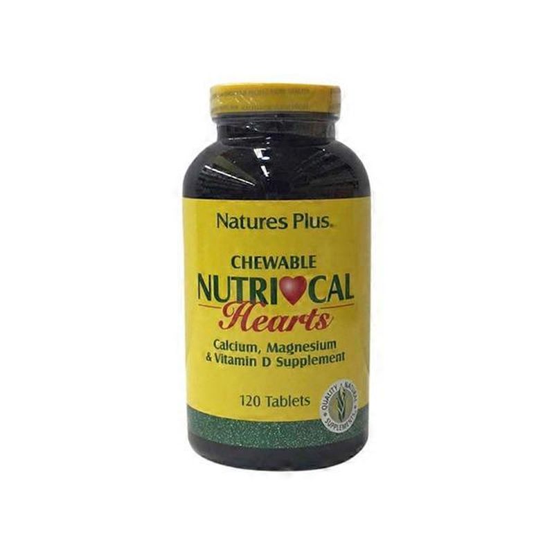 Nature's Plus Nutrical Calcium, Magnesium & Vitamin D Chewable Tablets