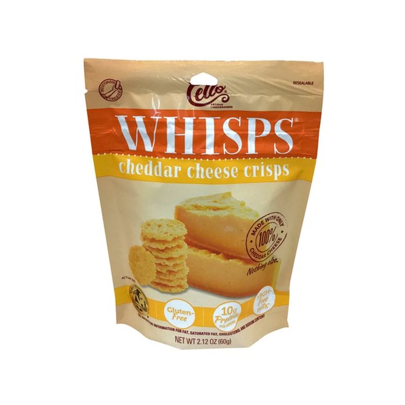 Cello Whisps Cheddar Cheese Crisps (2.12 oz) from Mariano's Instacart