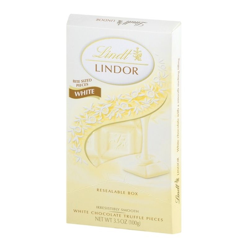 Lindt LINDOR White Chocolate Truffle Bar (3.5 oz) Instacart