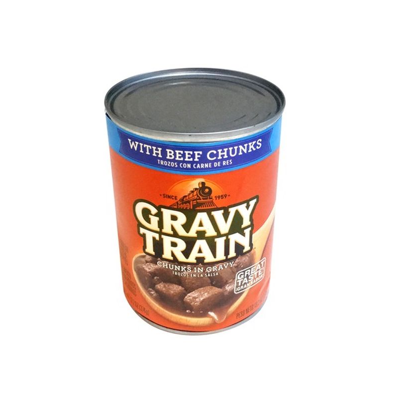 Gravy Train Chunks in Gravy with Beef Chunks Wet Dog Food (13.2 oz) Instacart