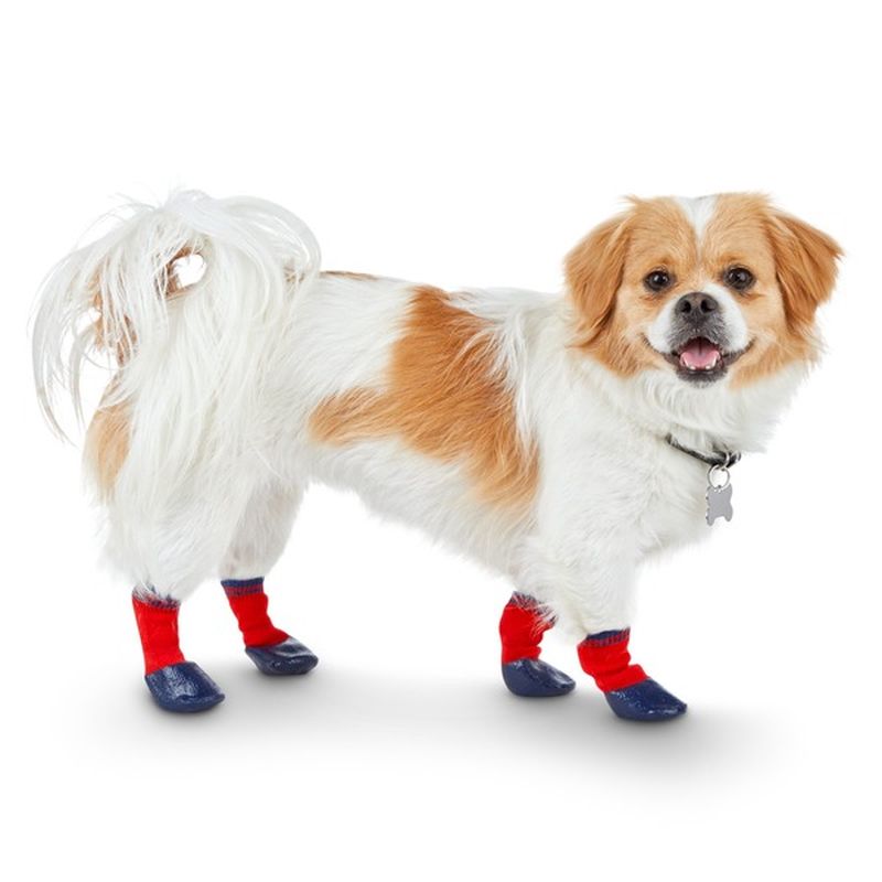 rubber dipped dog socks