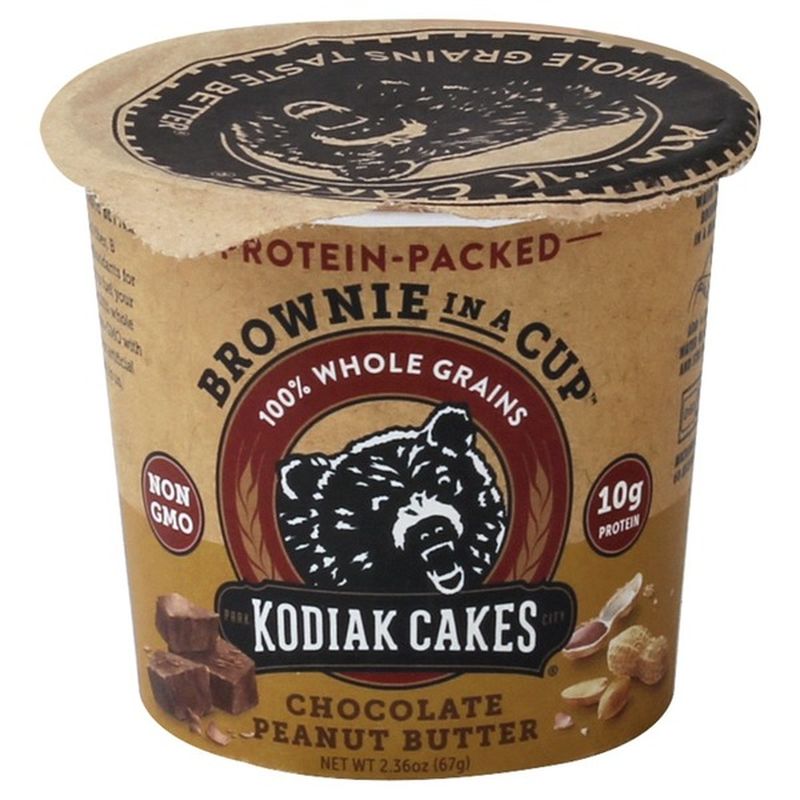 Kodiak Cakes Brownie Cup, Unleashed, Chocolate Peanut Butter (2.36 oz