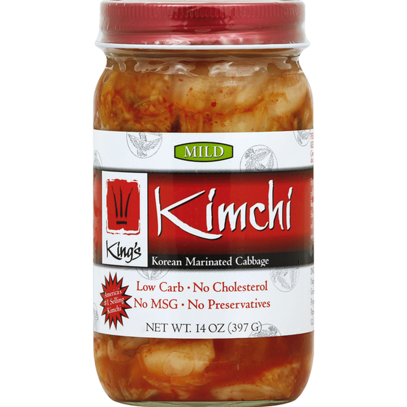King's Asian Gourmet Cabbage, Korean Marinated, Mild (14 oz) Instacart