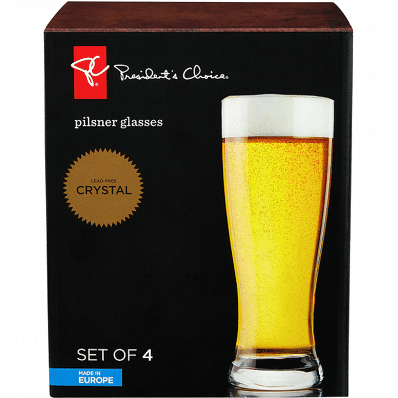 President's Choice 4 Set Pilsner Glasses (each) Delivery or Pickup Near