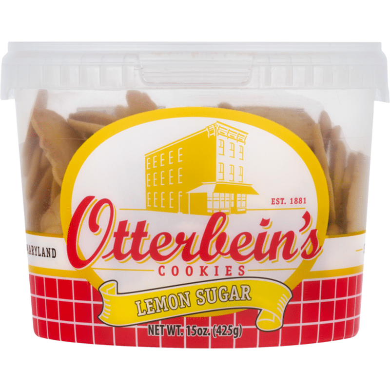 Otterbein's Cookies, Lemon, Sugar, Carton (15 oz) - Instacart