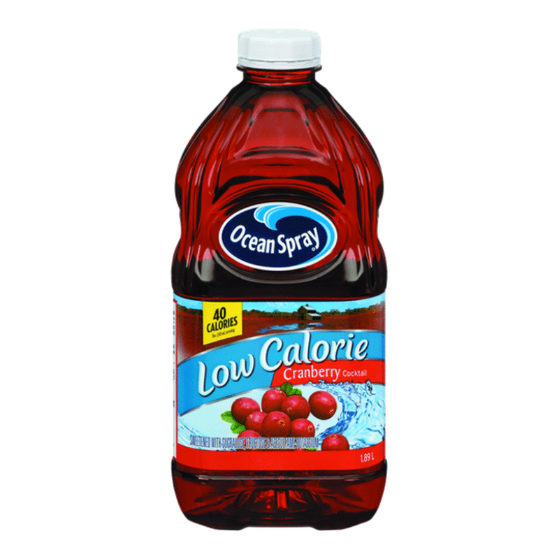 Ocean Spray Low Calorie Cranberry Juice Cocktail (1.89 L) - Instacart