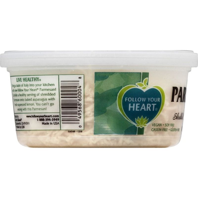 Follow Your Heart Shredded Cheese Alternative, Dairy-Free, Parmesan Style