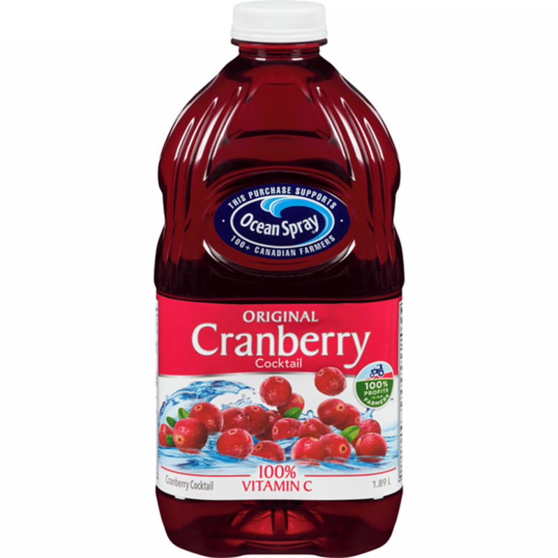 Ocean Spray Cranberry Cocktail Fruit Blend Juice (1.89 L) - Instacart