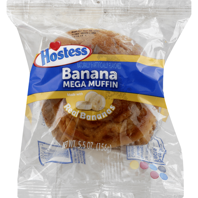 Hostess Mega Muffin, Banana (5.5 oz) Instacart