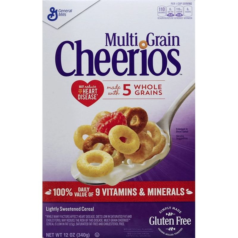 Cheerios Cereal, Multi Grain (12 oz) - Instacart