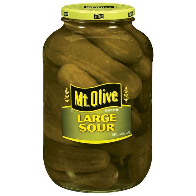 Mt. Olive Sour Large Pickles (128 fl oz) Delivery or Pickup Near Me ...