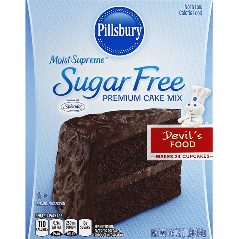 Pillsbury Cake Mix, Premium, Sugar Free, Devil's Food (16 oz) - Instacart