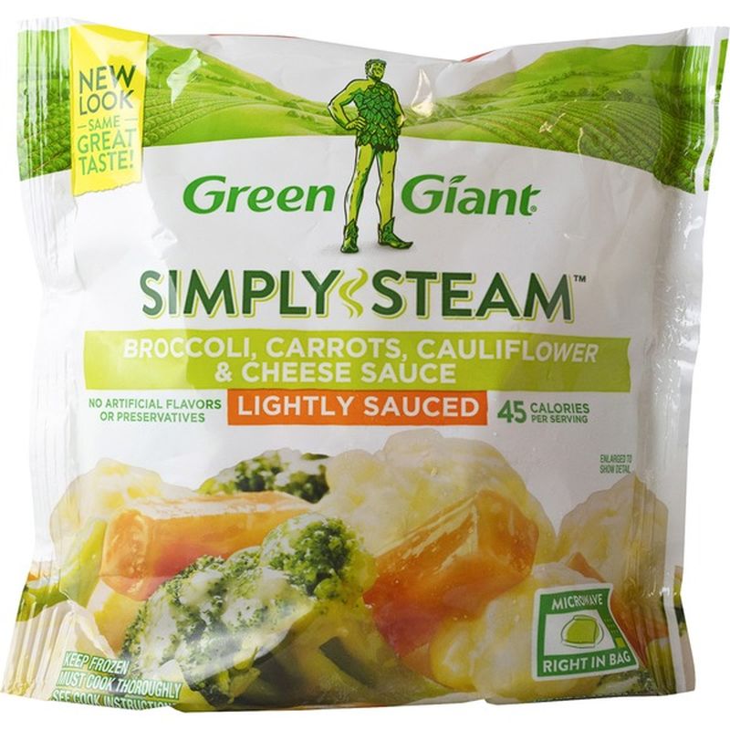 Green Giant Lightly Sauced Broccoli, Carrots, Cauliflower & Cheese