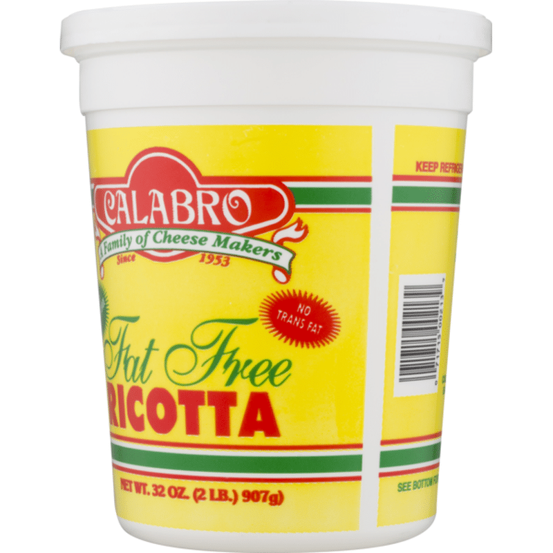 Calabro Fat Free Ricotta Cheese (32 oz) from Stop & Shop Instacart