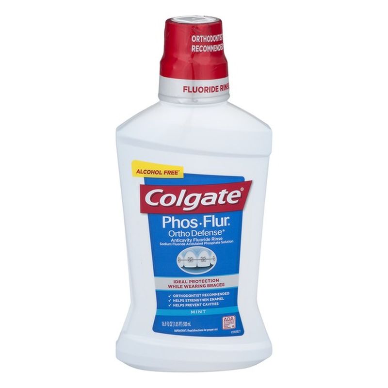 Colgate Fluoride Rinse, Anticavity, Mint (16.9 fl oz) Delivery or Pickup Near Me Instacart