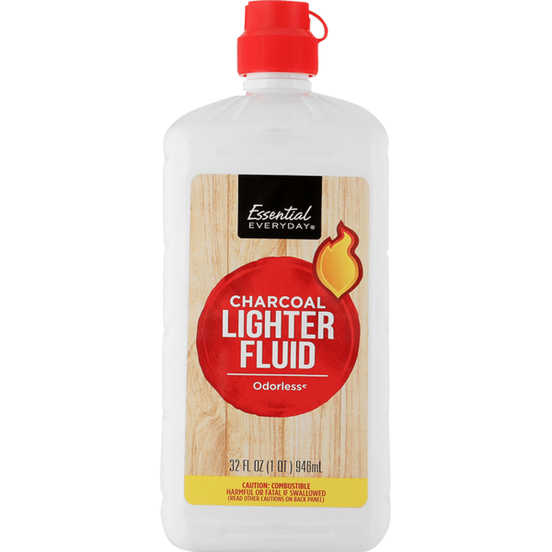 Essential Everyday Lighter Fluid, Charcoal, Odorless (32 oz) Instacart